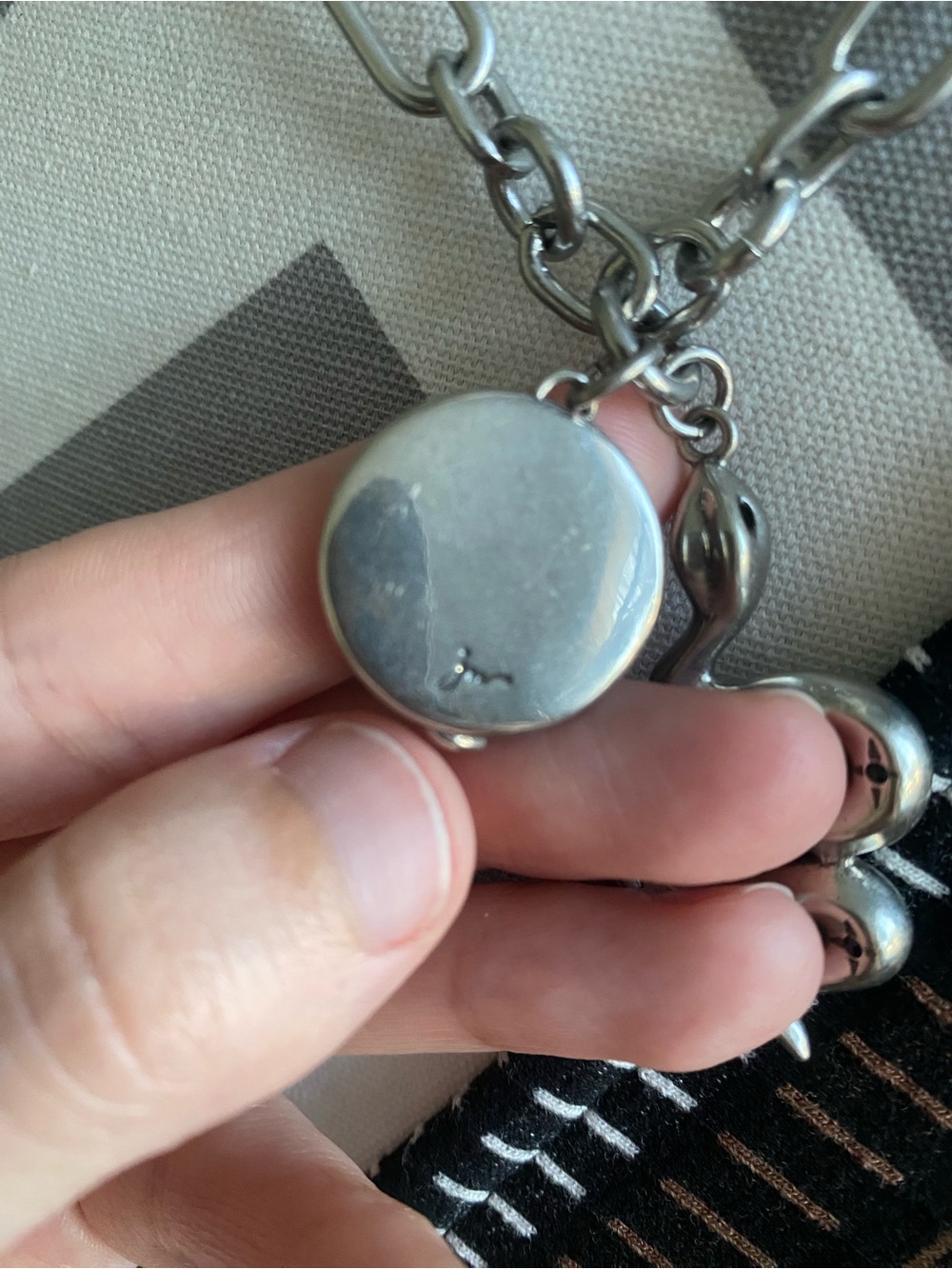Johnny Was Snake Charm Necklace - Picture 5 of 6